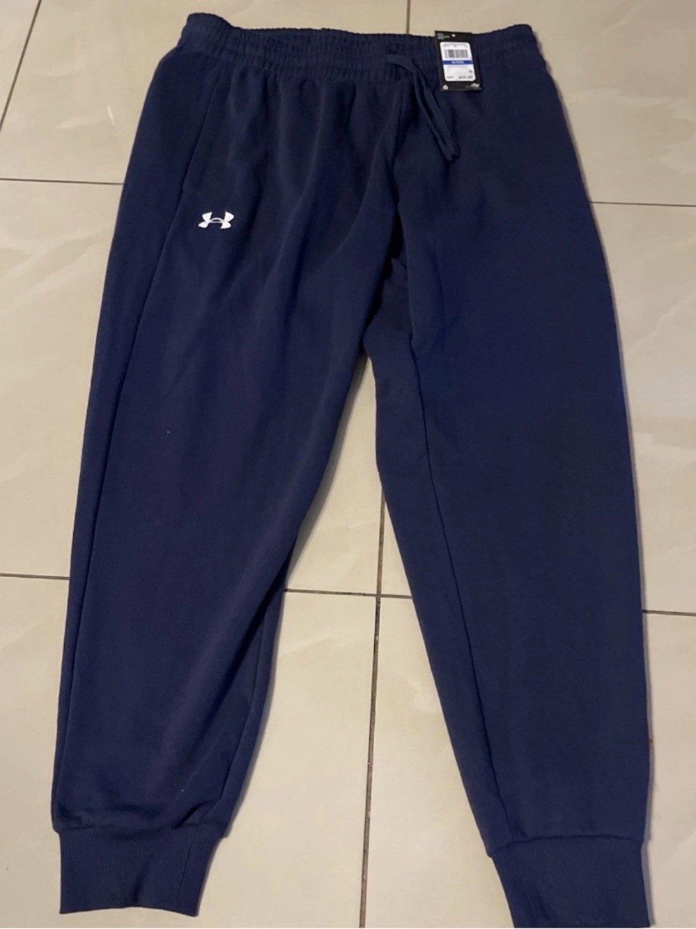 Under Armour Navy Blue Tech Fleece Joggers